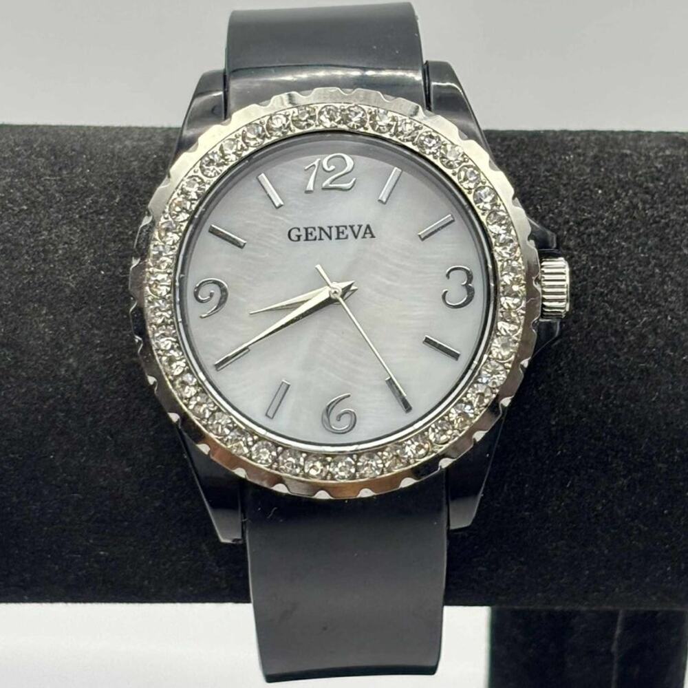 Black Geneva Men's Watch